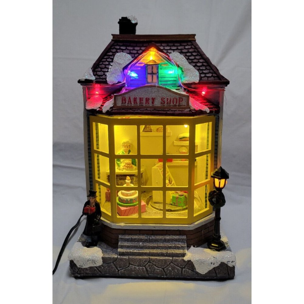 Gerson International  Electric Lighted Bakery Shop with Sound Motion 2420110